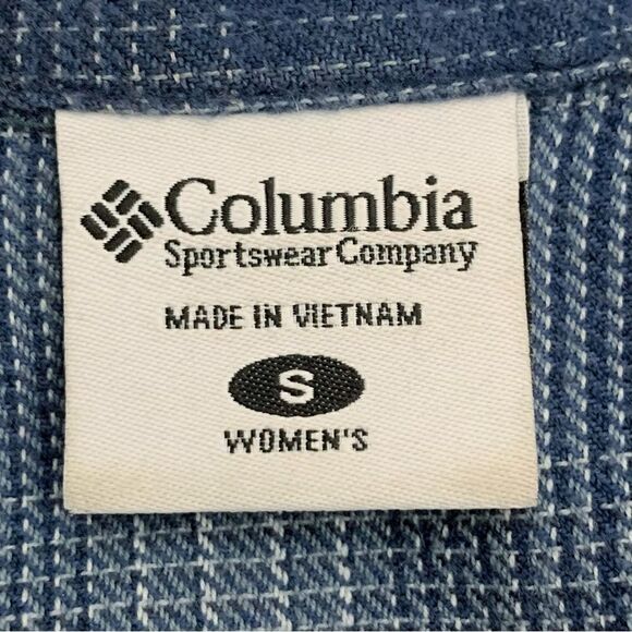 Columbia Women’s Plaid Flannel Button Down Shirt - Picture 9 of 12